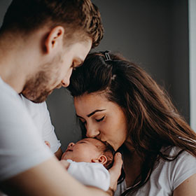 José Contreras, papá de Lena, nacida en el Hospital Quirónsalud Málaga