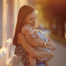 Marta García Martínez, paciente de maternidad del Hospital Quirónsalud Málaga