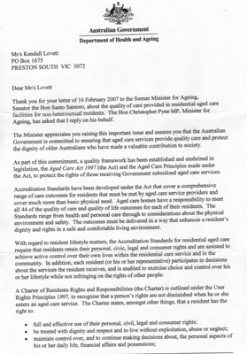department letter