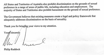Ruddock Hates Homos!