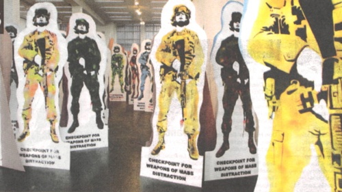 Checkpoint exhibition by Zanny Begg